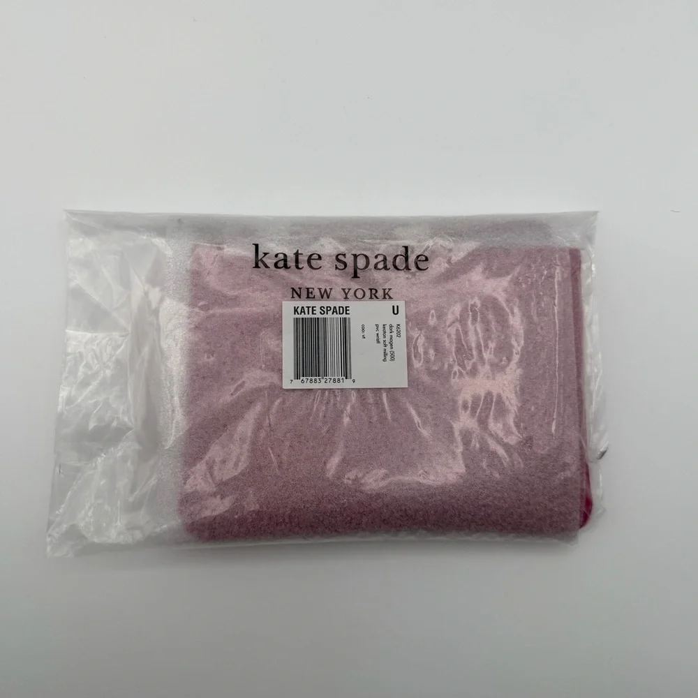 Kate Spade‎ Keaton Dark Magenta PVC Wristlet K6202 NWT